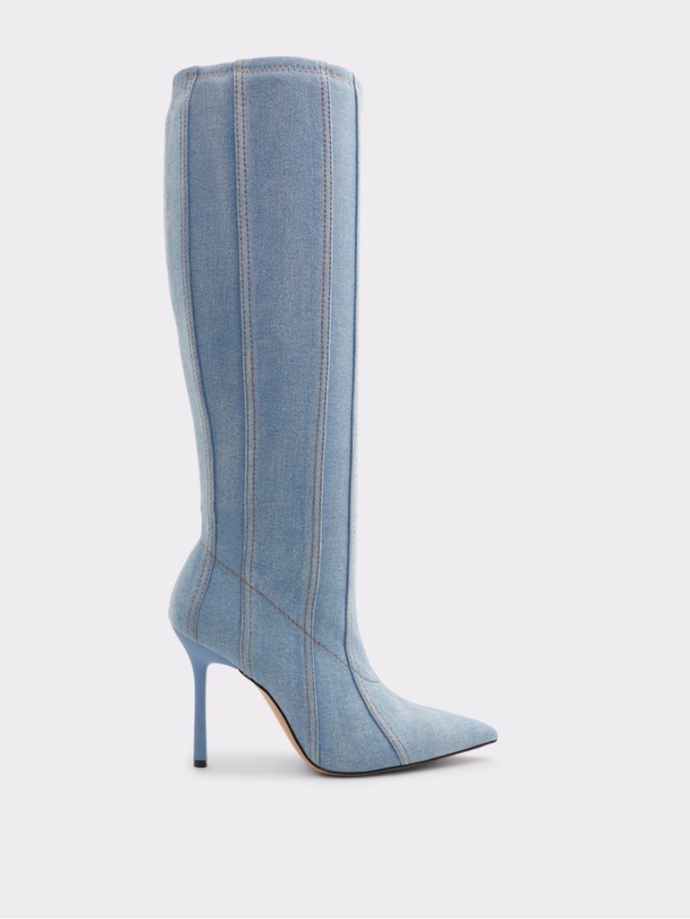 ALDO Billyjean Light Blue Over-the-Knee Stiletto Boots